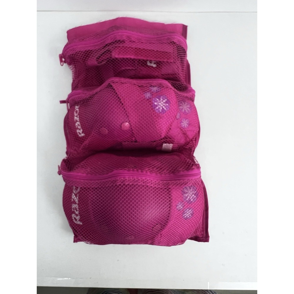 Razor Sweetpea Multi Sport Elbow Knee Pads Wrist Guards Pink Youth Ages Medium